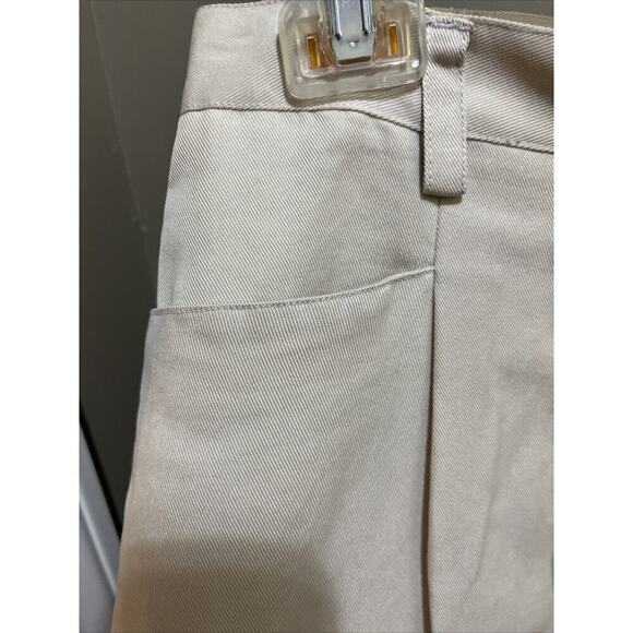 LIZGOLF Liz Claiborne Golf Shorts Womens Size 8 Beige Vintage High Rise Pleate - Picture 5 of 8